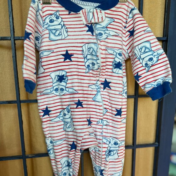 Star Wars Baby Yoda Grogu Sleeper 0–3 Months - Picture 2 of 5